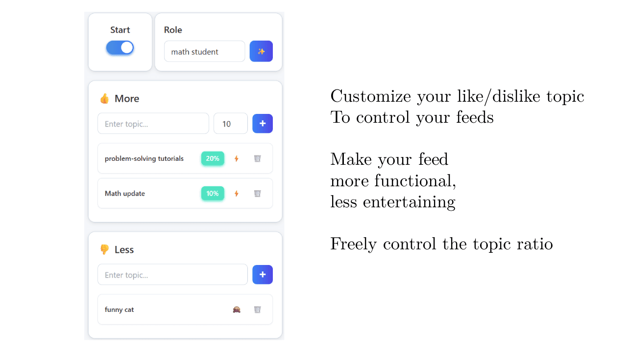 FeedShaper Application Demo 1